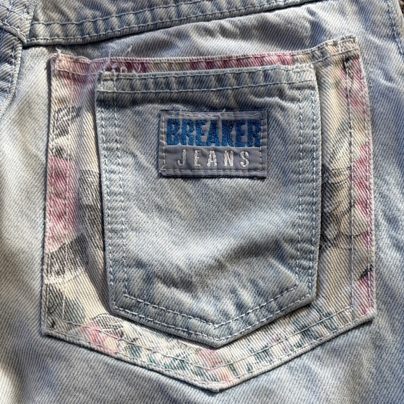 Vintage Breaker Floral Patch Jeans - Picture 3 of 9